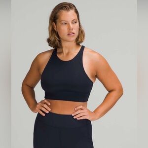 Lululemon Energy Bra High-Neck Longline Tough Med Support, Size 10 (B–C)